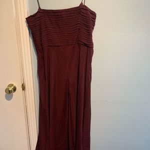 Ann Taylor Burgundy chic dress for wedding
